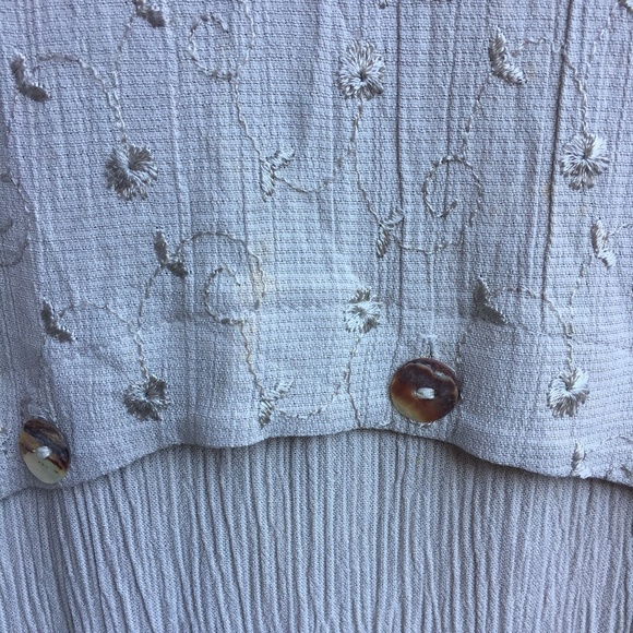 ⭐️ VTG Wild Rose Vintage Front Slit Maxi Dress - Picture 12 of 15